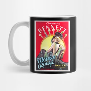 Moulin Rouge Vintage Poster Costance Bennett Mug